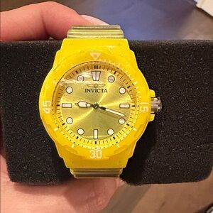 Invicta Yellow transparent Watch